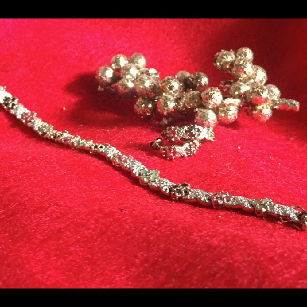 Bracelet and Earrings